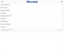 Tablet Screenshot of microtelpc.com